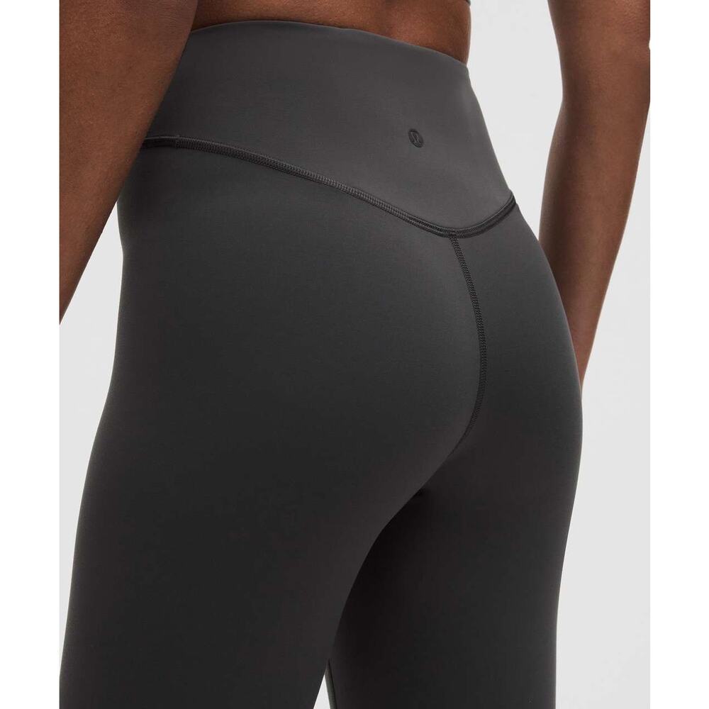 Lululemon Wunder Under SmoothCover High-Rise Tight 28” Graphite Grey Sz 6 - Picture 8 of 11